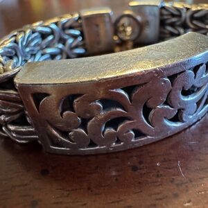 Lois Hill Intricate Silver Bracelet